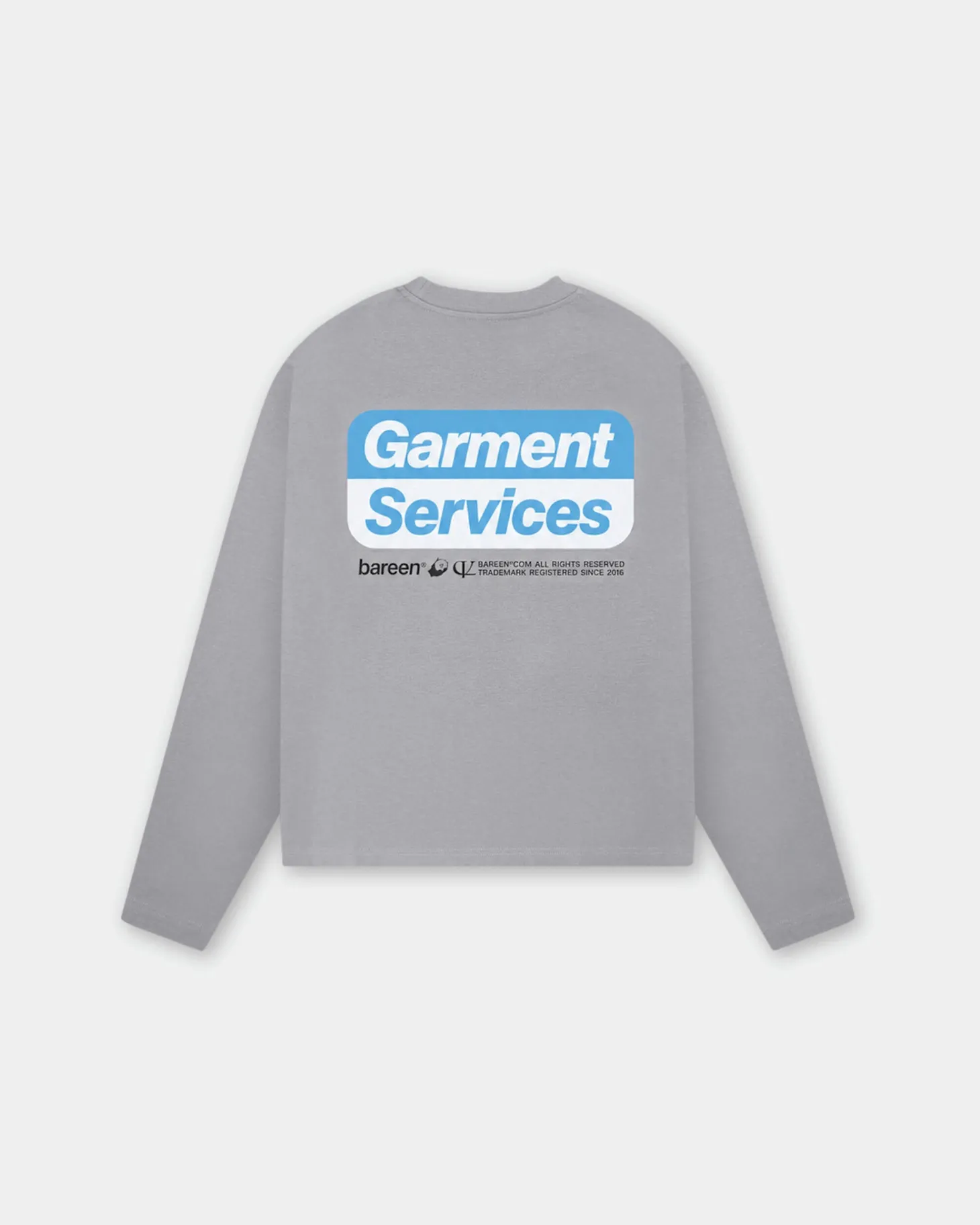 Oversized Long Sleeve, Men - Garment Services - Steel Grey