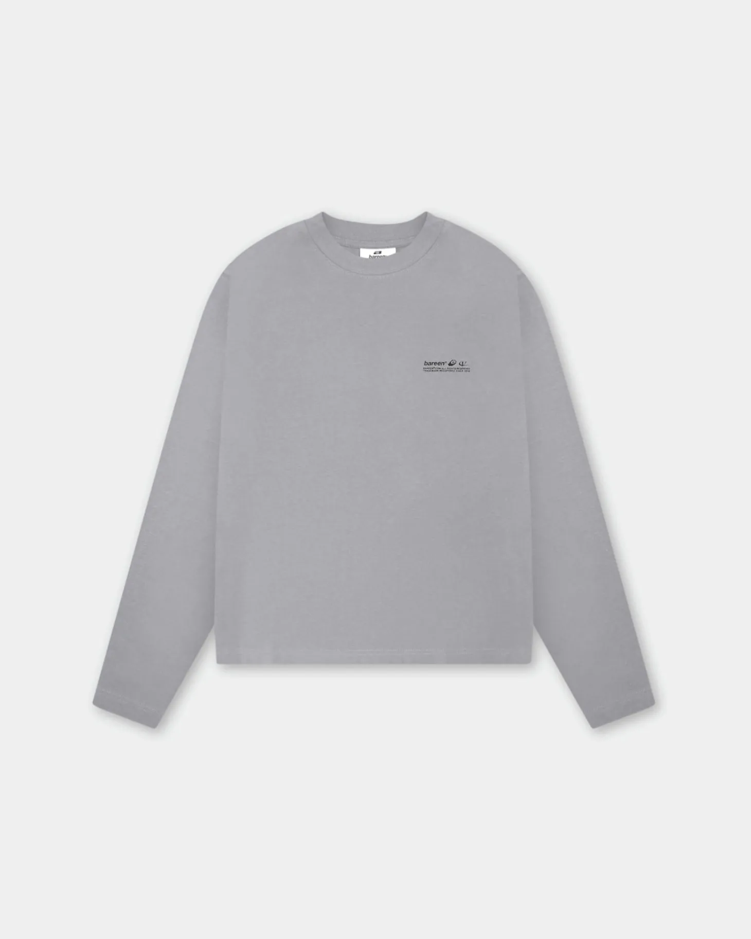Oversized Long Sleeve, Men - Garment Services - Steel Grey