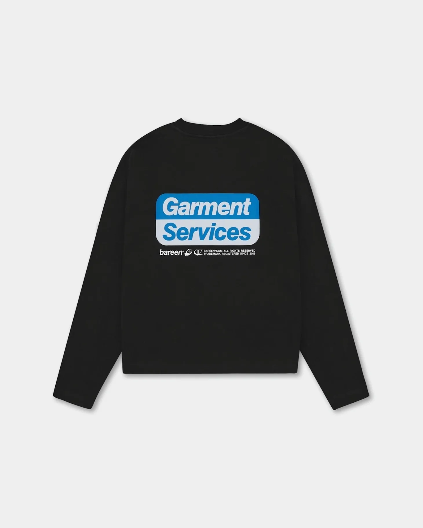 Oversized Long Sleeve, Men - Garment Services - Black
