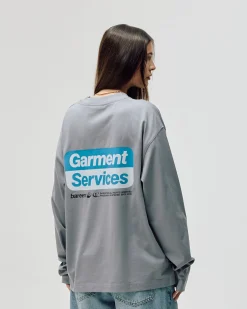 Oversized Long Sleeve, Women - Garment Services - Steel Grey