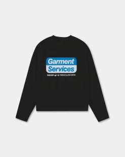 Oversized Long Sleeve, Women - Garment Services - Black