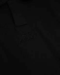 Oversized Polo Crewneck, Men - Black