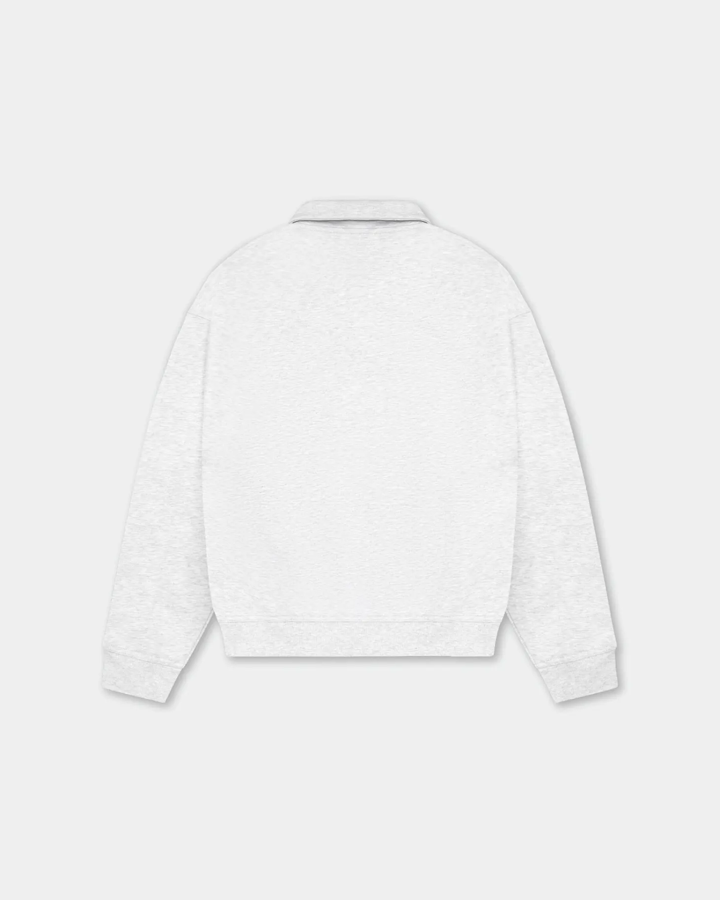 Oversized Polo Crewneck, Women - Cloudy Grey