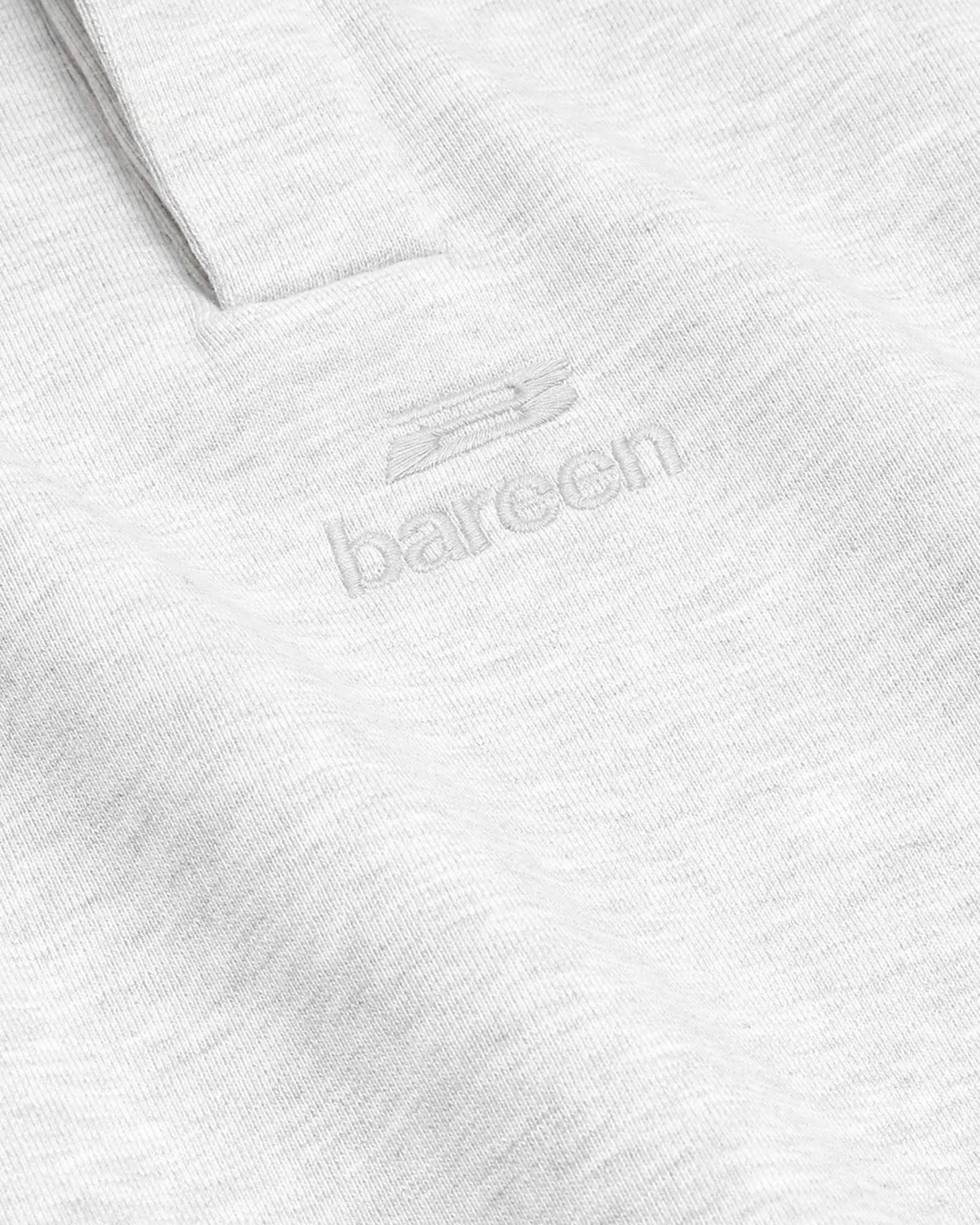 Oversized Polo Crewneck, Women - Cloudy Grey