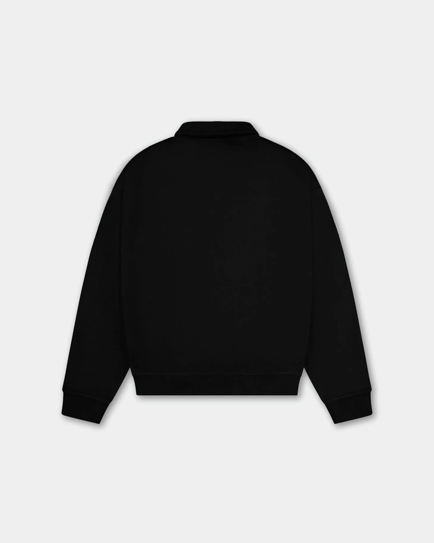 Oversized Polo Crewneck, Women - Black