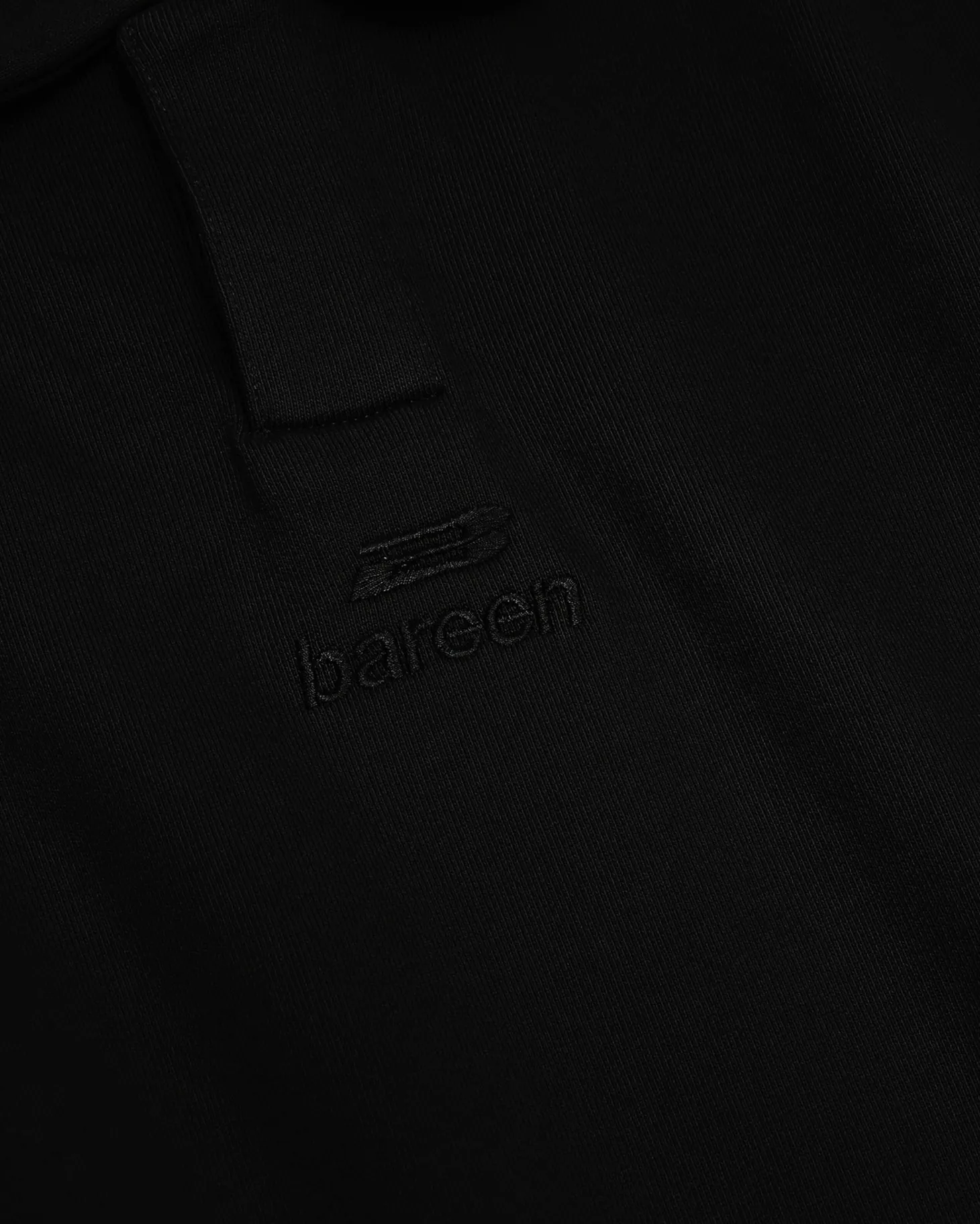 Oversized Polo Crewneck, Women - Black