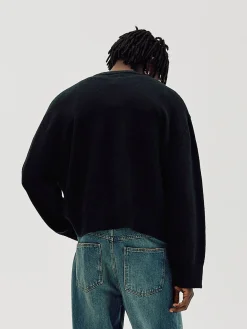 Oversized Sweater, Men - Black
