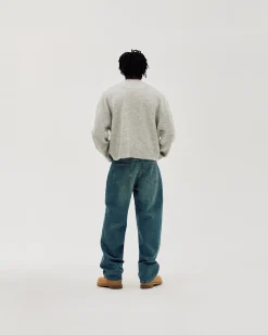 Oversized Sweater, Men - Quiet Gray