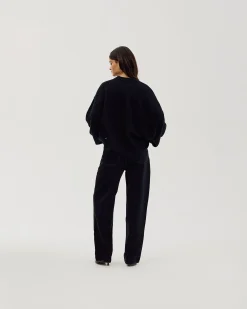 Oversized Sweater, Women - Black