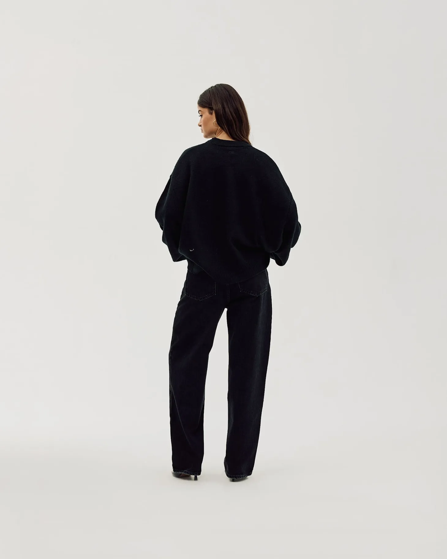 Oversized Sweater, Women - Black