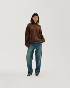 Oversized Sweater, Women - Desert Taupe