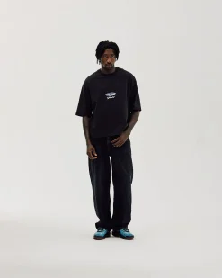 Oversized T-shirt, Men - MMXVI - Black