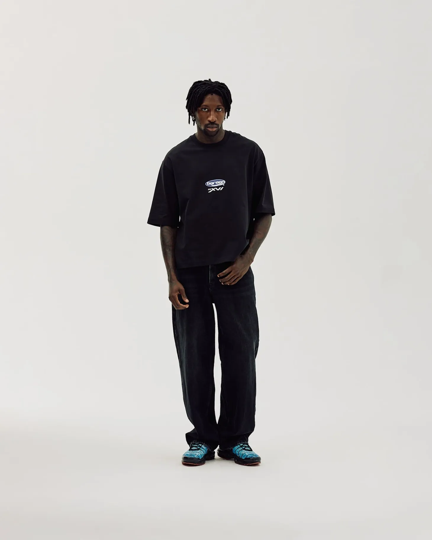 Oversized T-shirt, Men - MMXVI - Black