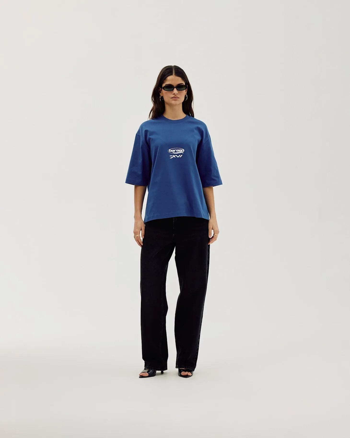 Oversized T-shirt, Women - MMXVI - Cobalt Blue