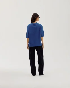 Oversized T-shirt, Women - MMXVI - Cobalt Blue