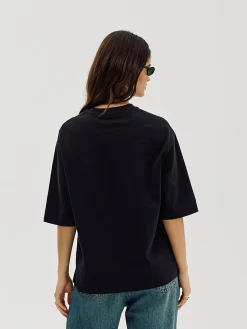 Oversized T-shirt, Women - MMXVI - Black