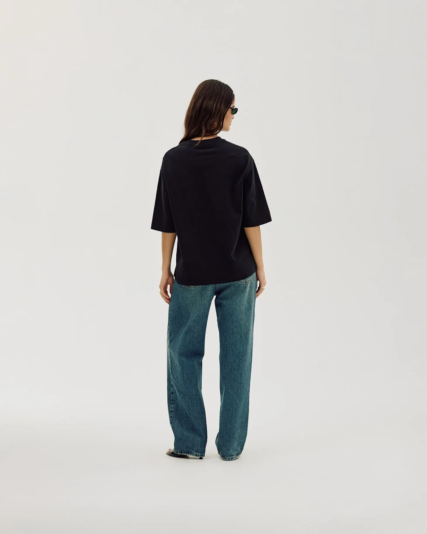 Oversized T-shirt, Women - MMXVI - Black