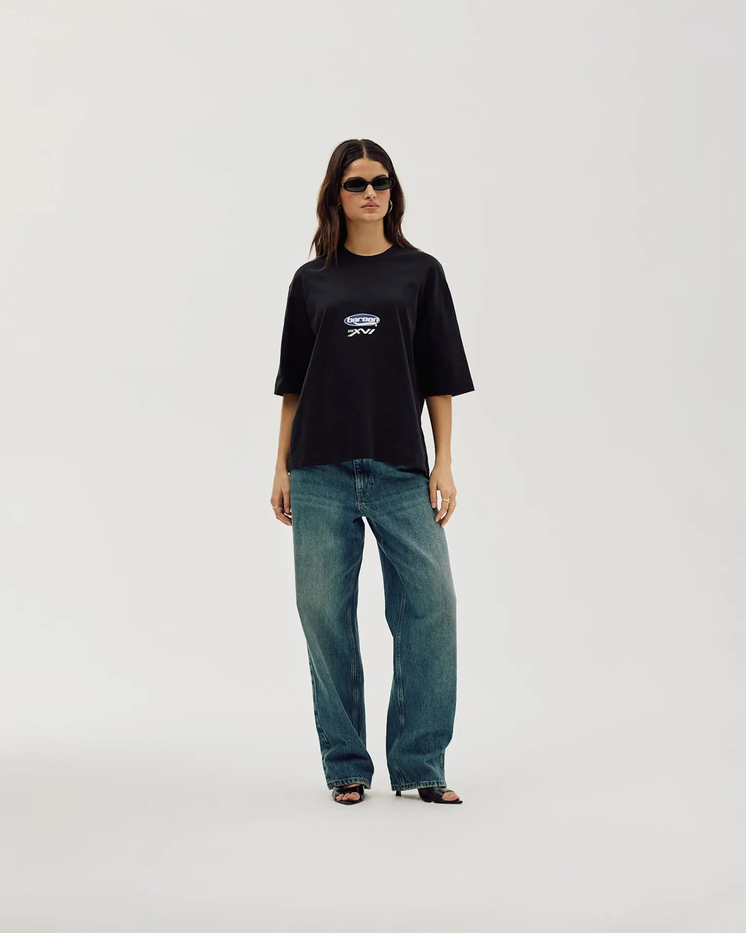 Oversized T-shirt, Women - MMXVI - Black