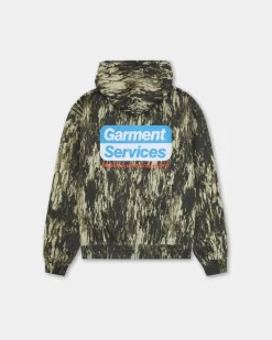 Oversized Zip Hoodie, Men - Garment Services - Camo