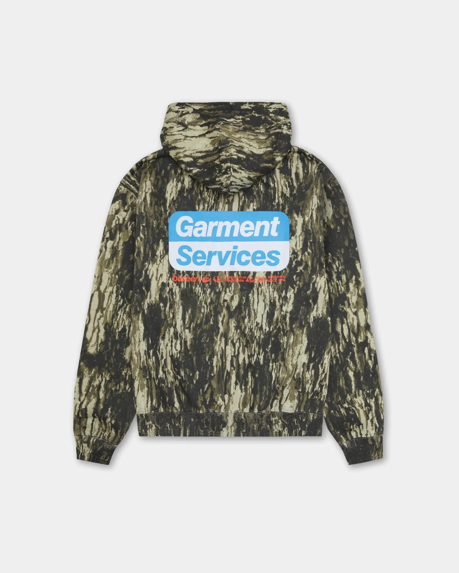 Oversized Zip Hoodie, Women - Garment Services - Camo