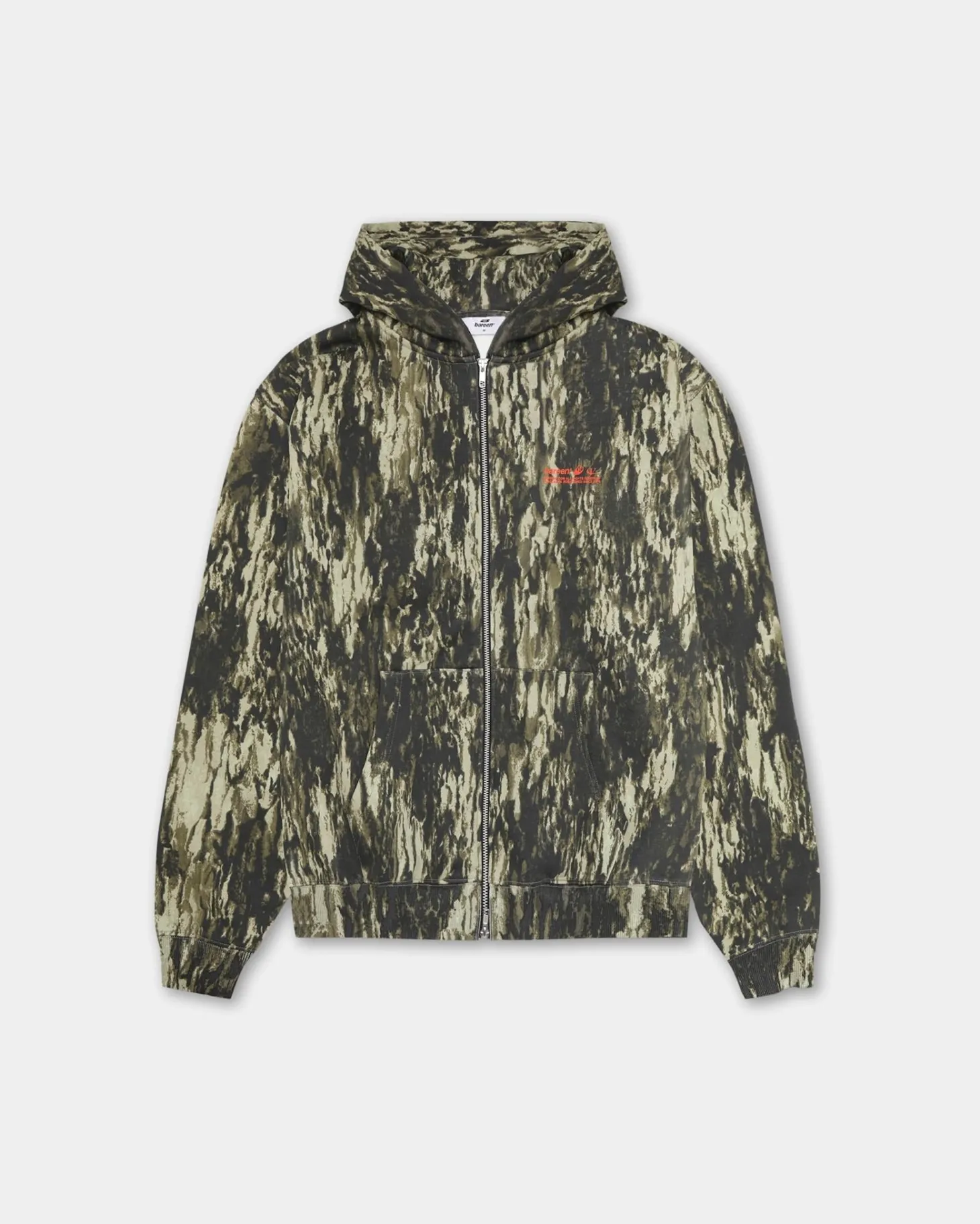 Oversized Zip Hoodie, Women - Garment Services - Camo