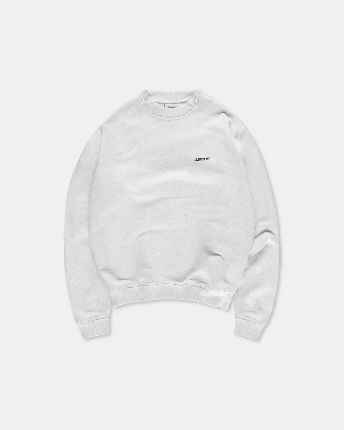 Oversize Logo Crewneck, Men - Cloudy Grey