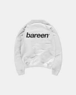 Oversize Logo Crewneck, Men - Cloudy Grey