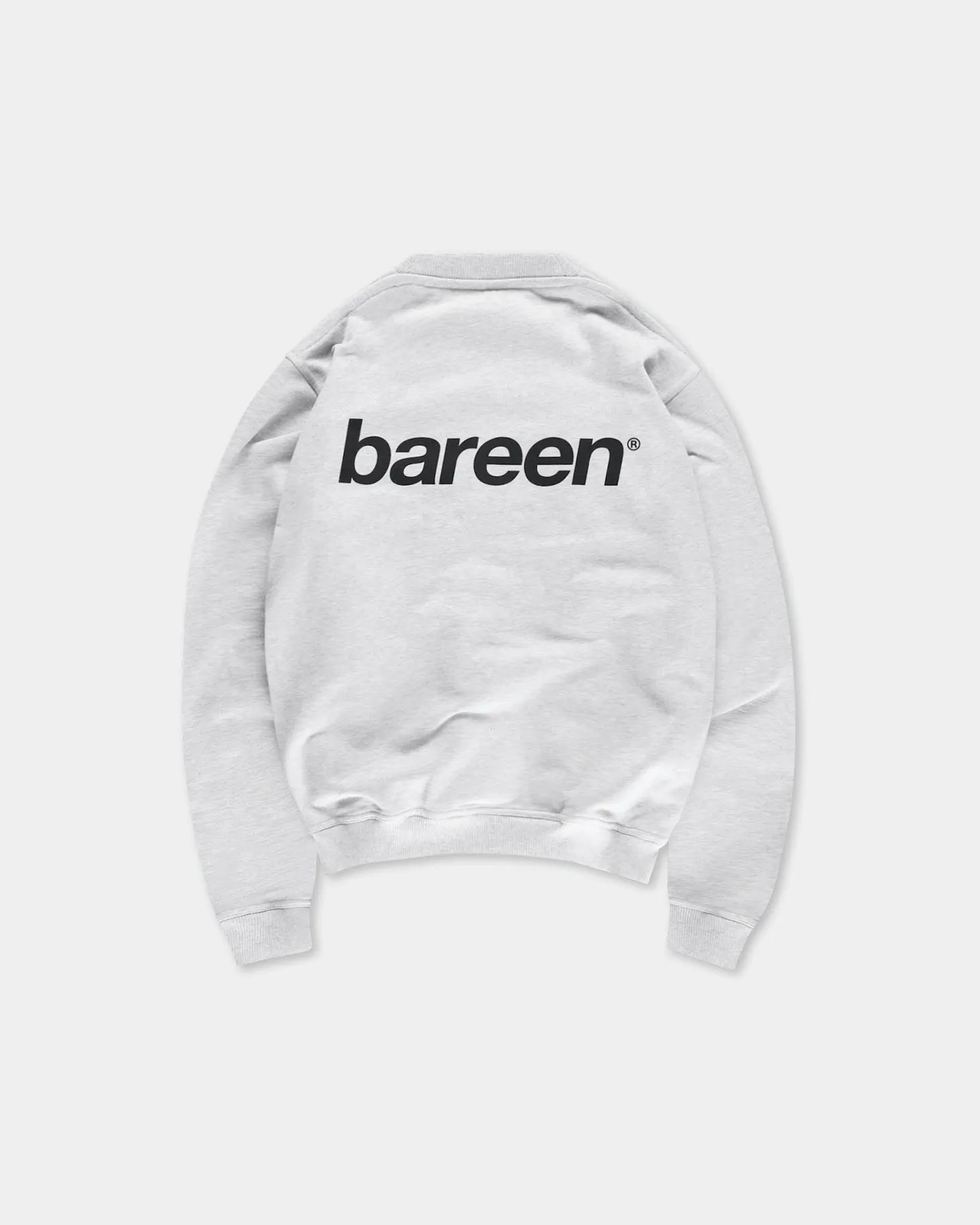 Oversize Logo Crewneck, Men - Cloudy Grey