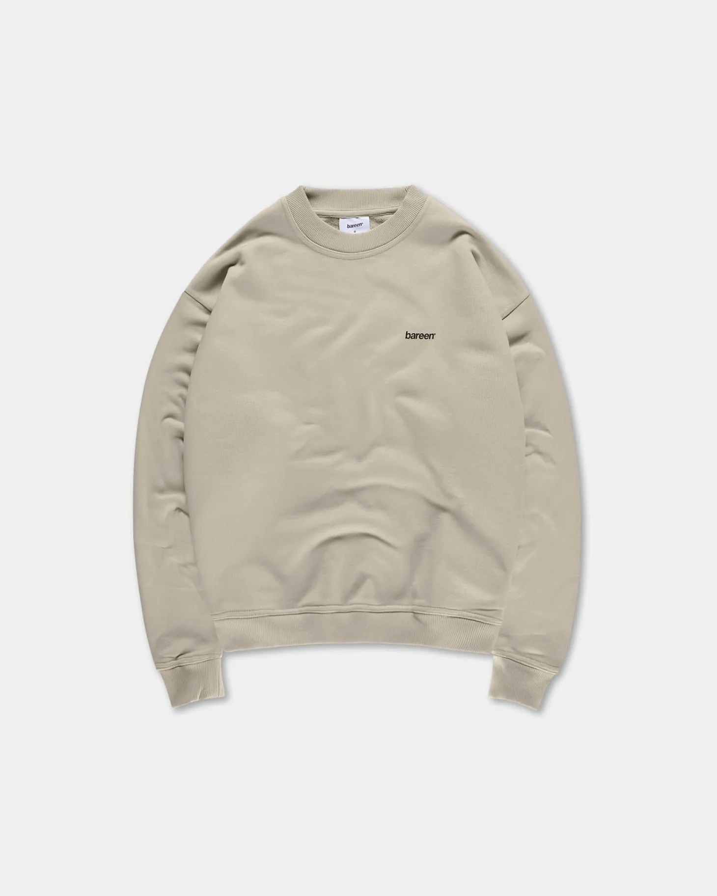 Oversize Logo Crewneck, Men - Clay