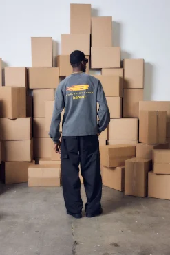 Oversize Long Sleeve - Flame Edition - Garment Dye