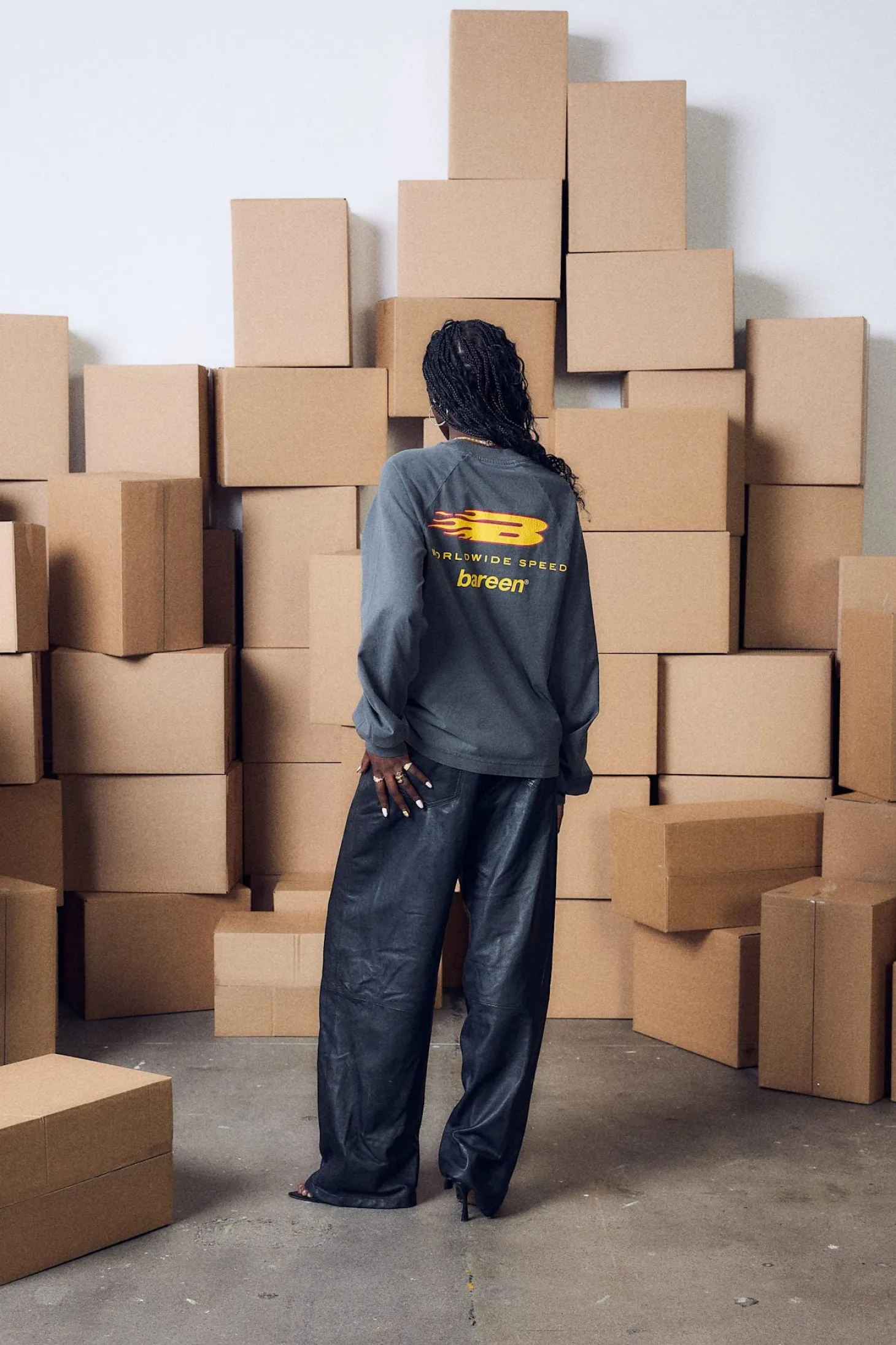 Oversize Long Sleeve - Flame Edition - Garment Dye