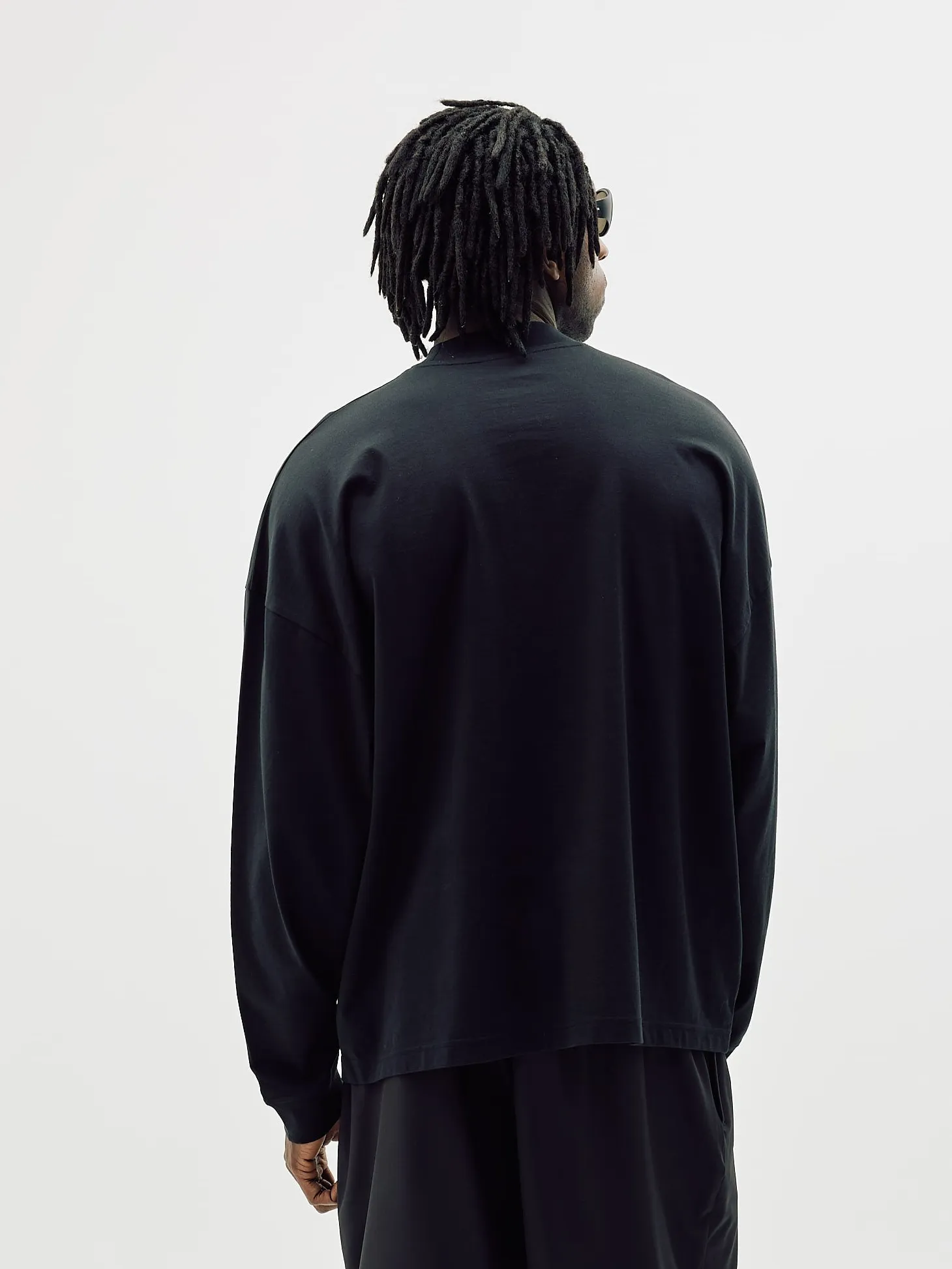 Oversize Mock Neck, Men - Black