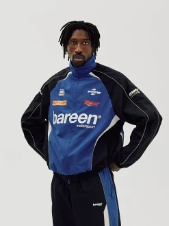 Oversize Track Jacket, Men - Cobalt Blue