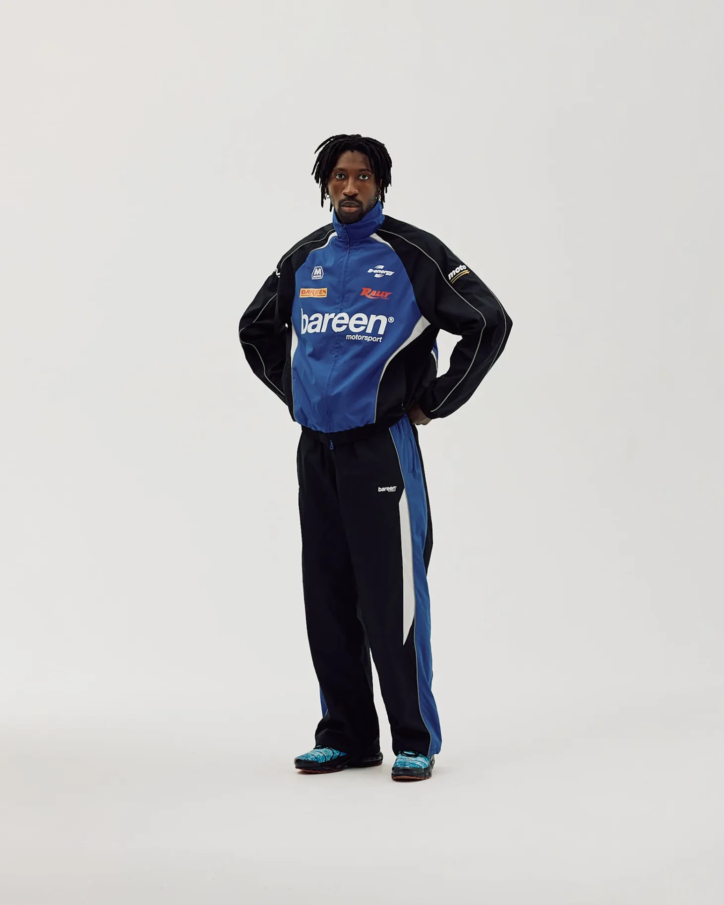 Oversize Track Jacket, Men - Cobalt Blue