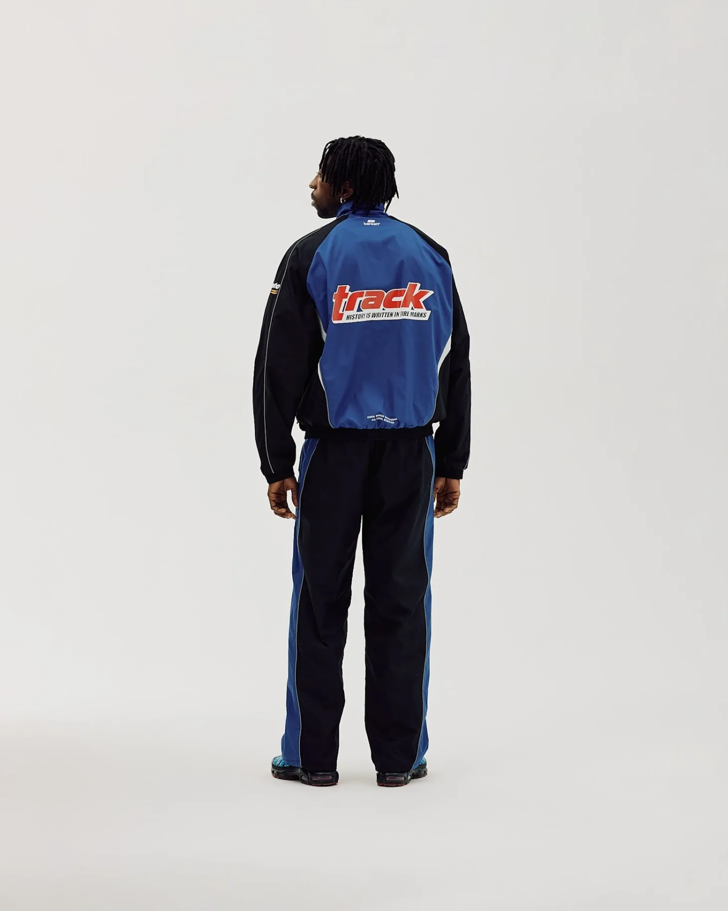 Oversize Track Jacket, Men - Cobalt Blue