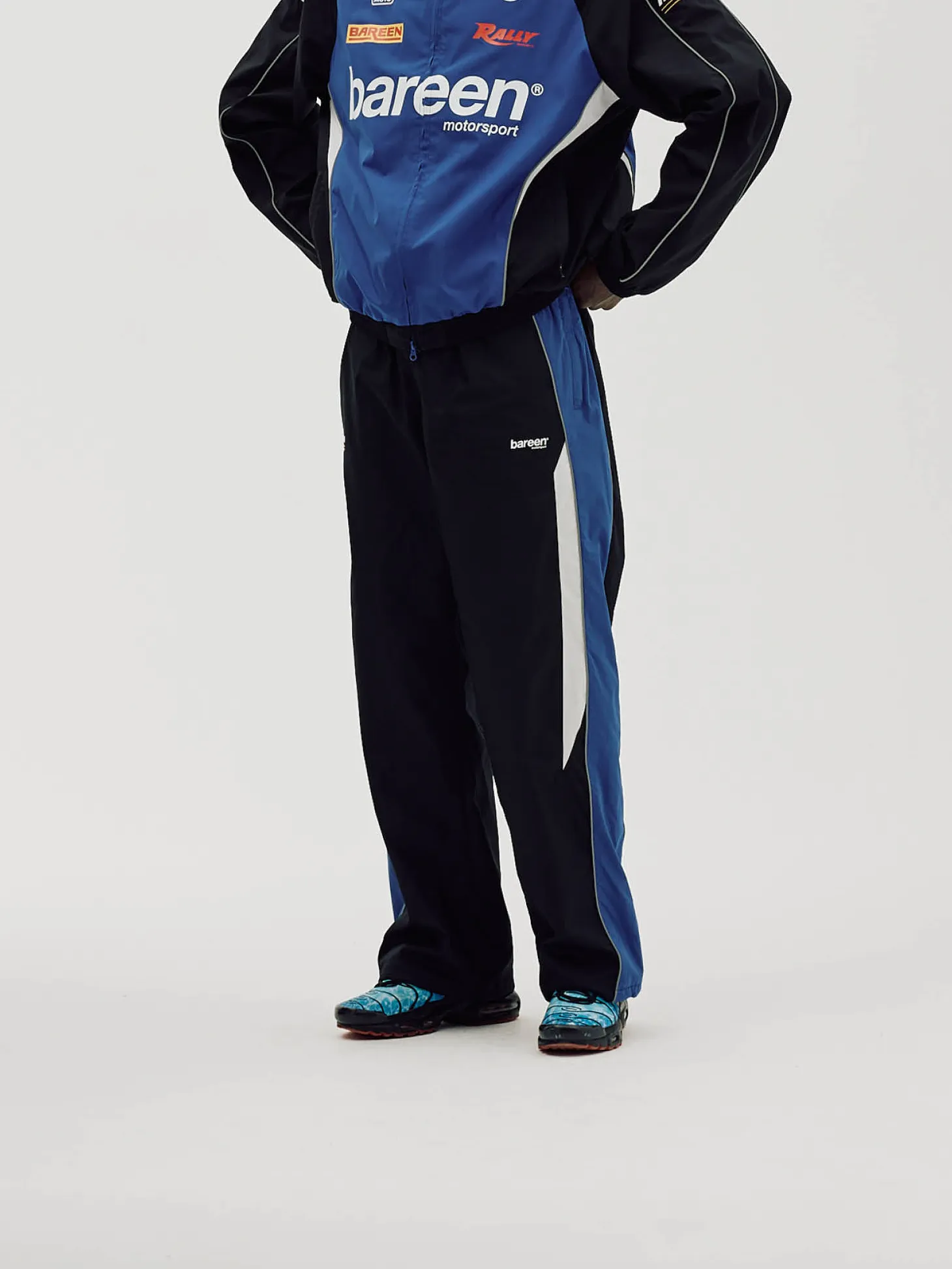 Oversize Track Pants, Men - Cobalt Blue