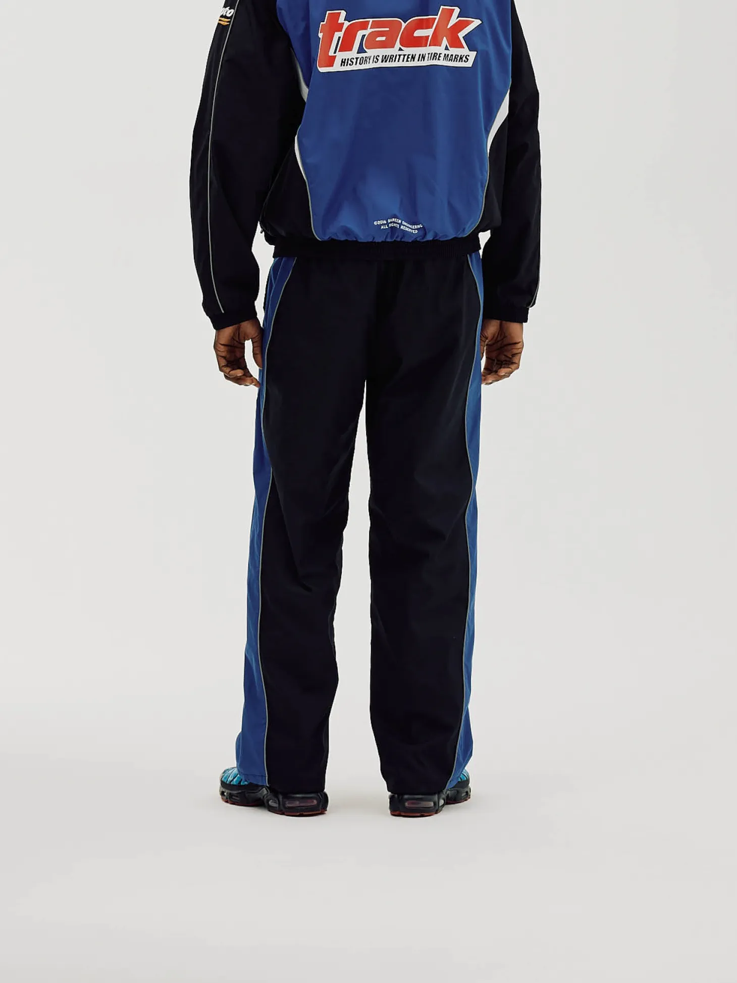 Oversize Track Pants, Men - Cobalt Blue