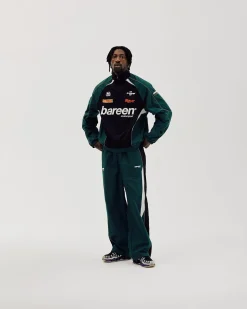 Oversize Track Pants, Men - Deep Teal