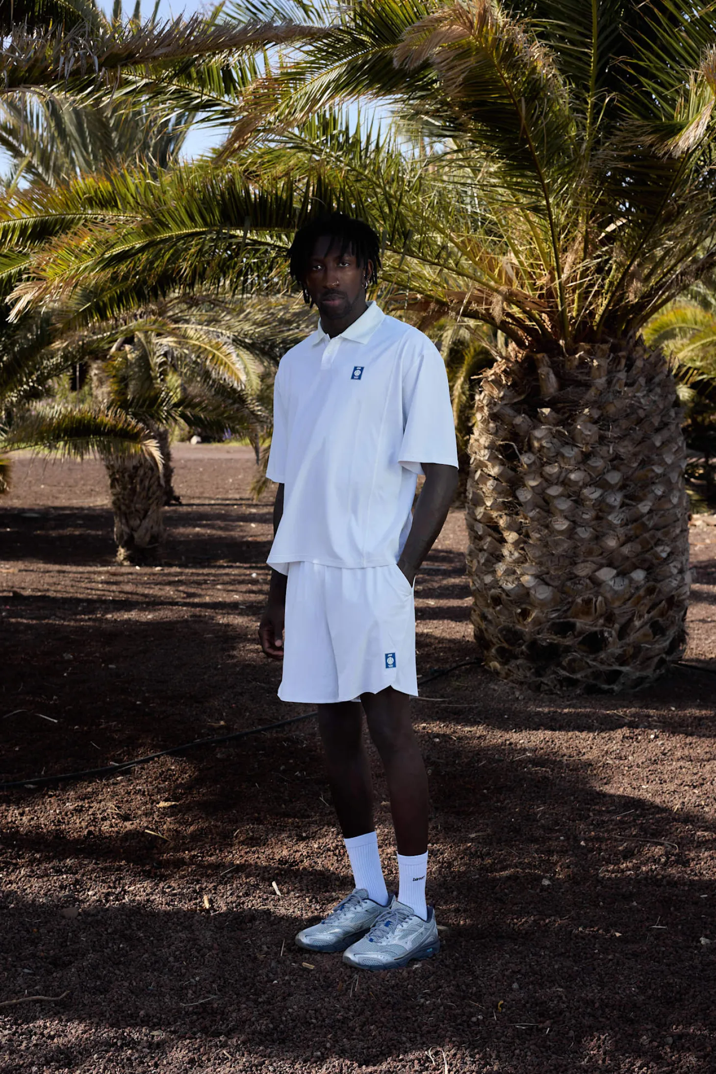 Racquet Sports - Men's Active Polo Shirt - White