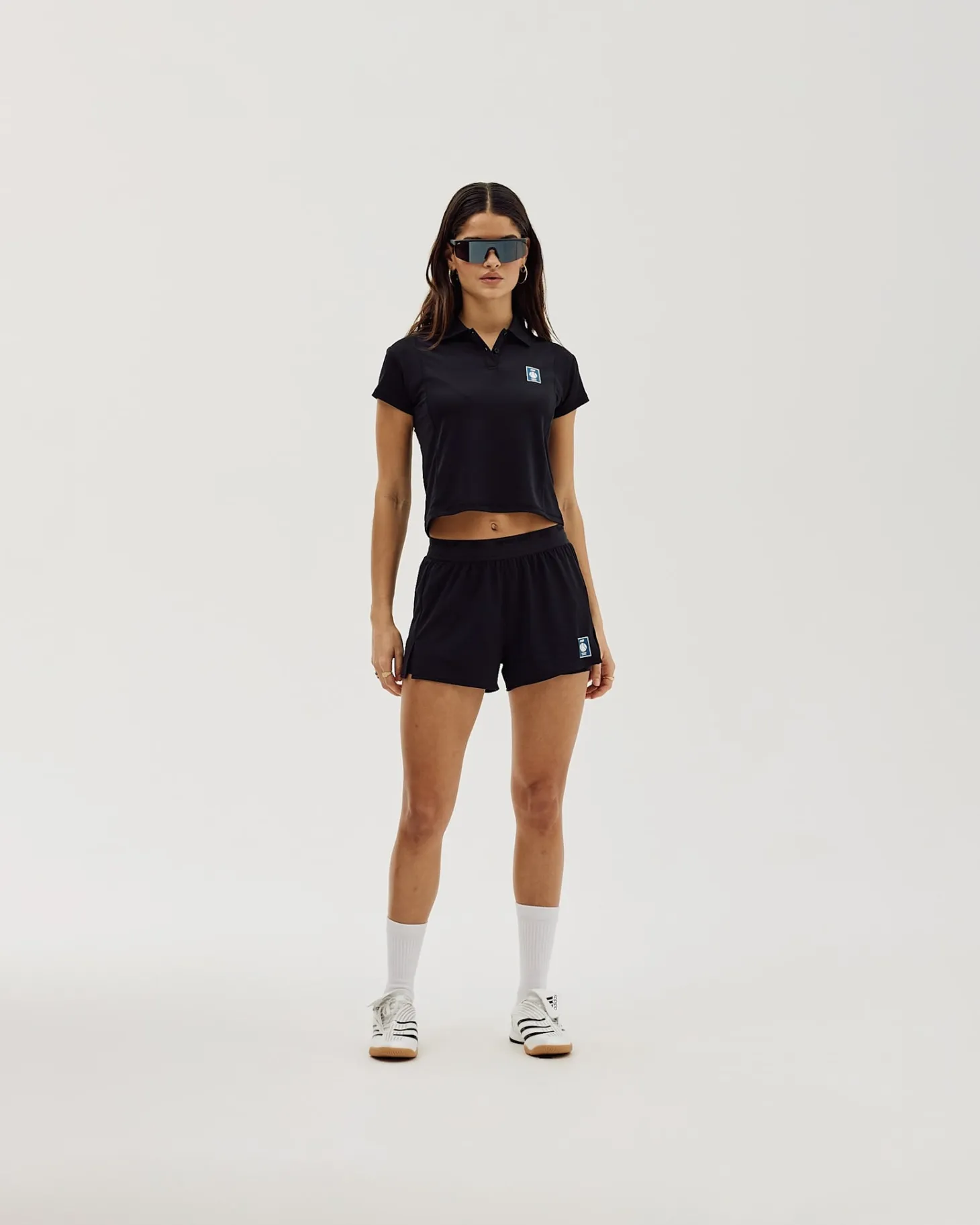 Racquet Sports - Women's Active Polo Shirt - Black