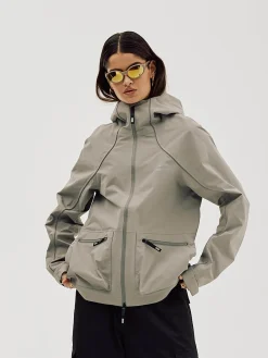 Rain Jacket, Women - Ghost Grey