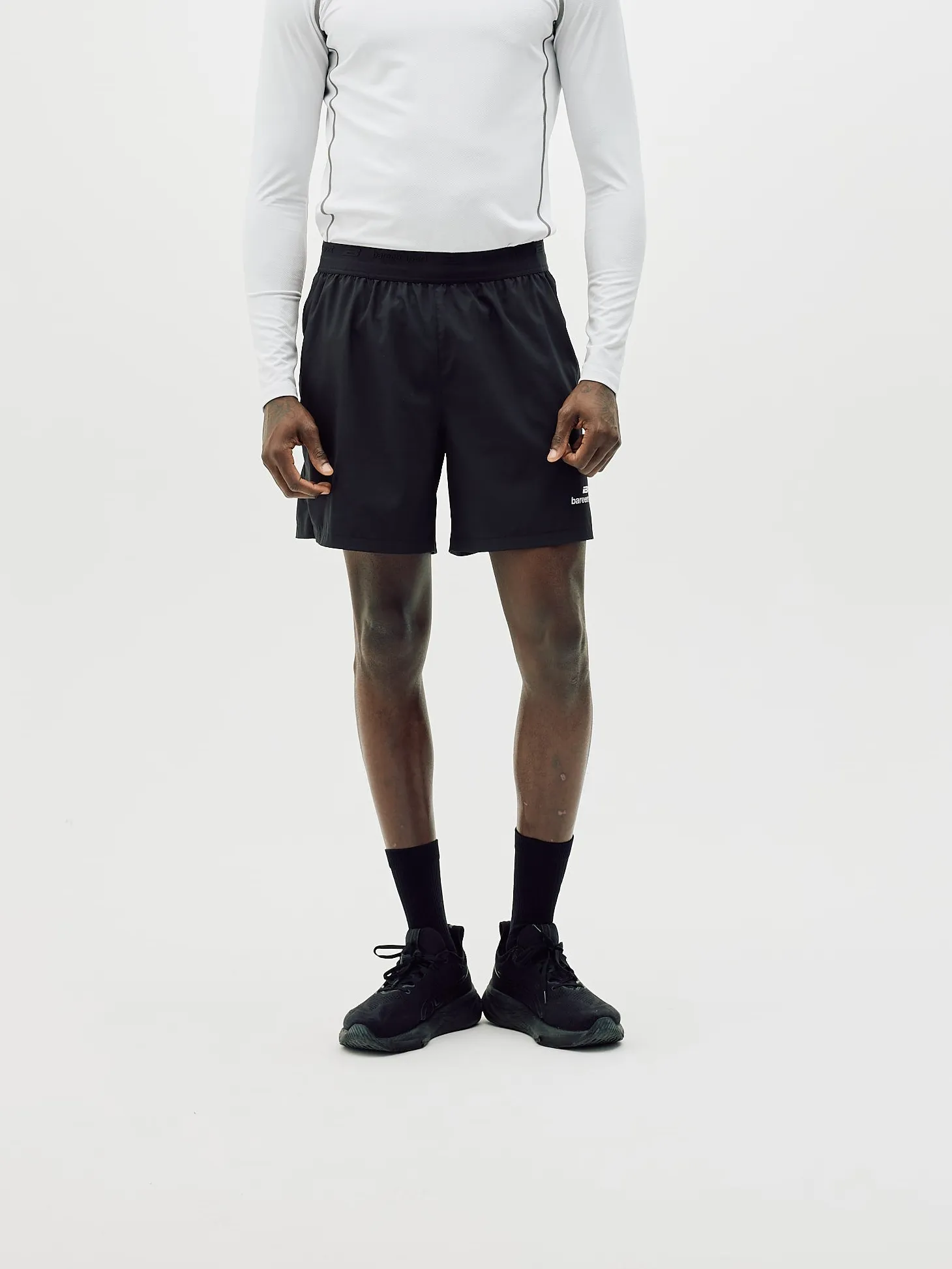 Regular Active Shorts, men - Black