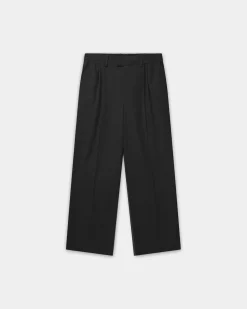 Relaxed Suit Pants, Men - Black