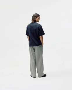 Relaxed Suit Pants, Men - Light Grey