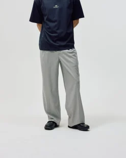Relaxed Suit Pants, Men - Light Grey