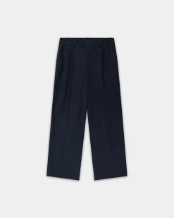 Relaxed Suit Pants, Men - Navy