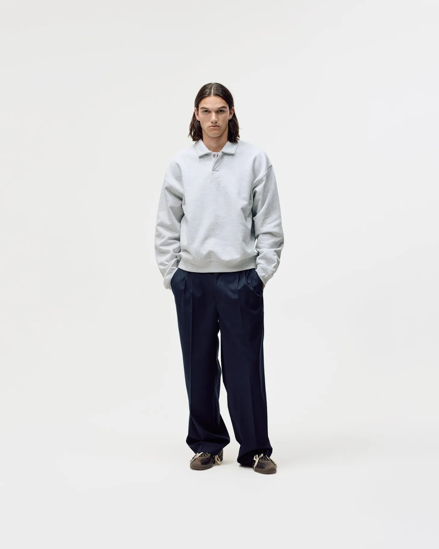 Relaxed Suit Pants, Men - Navy