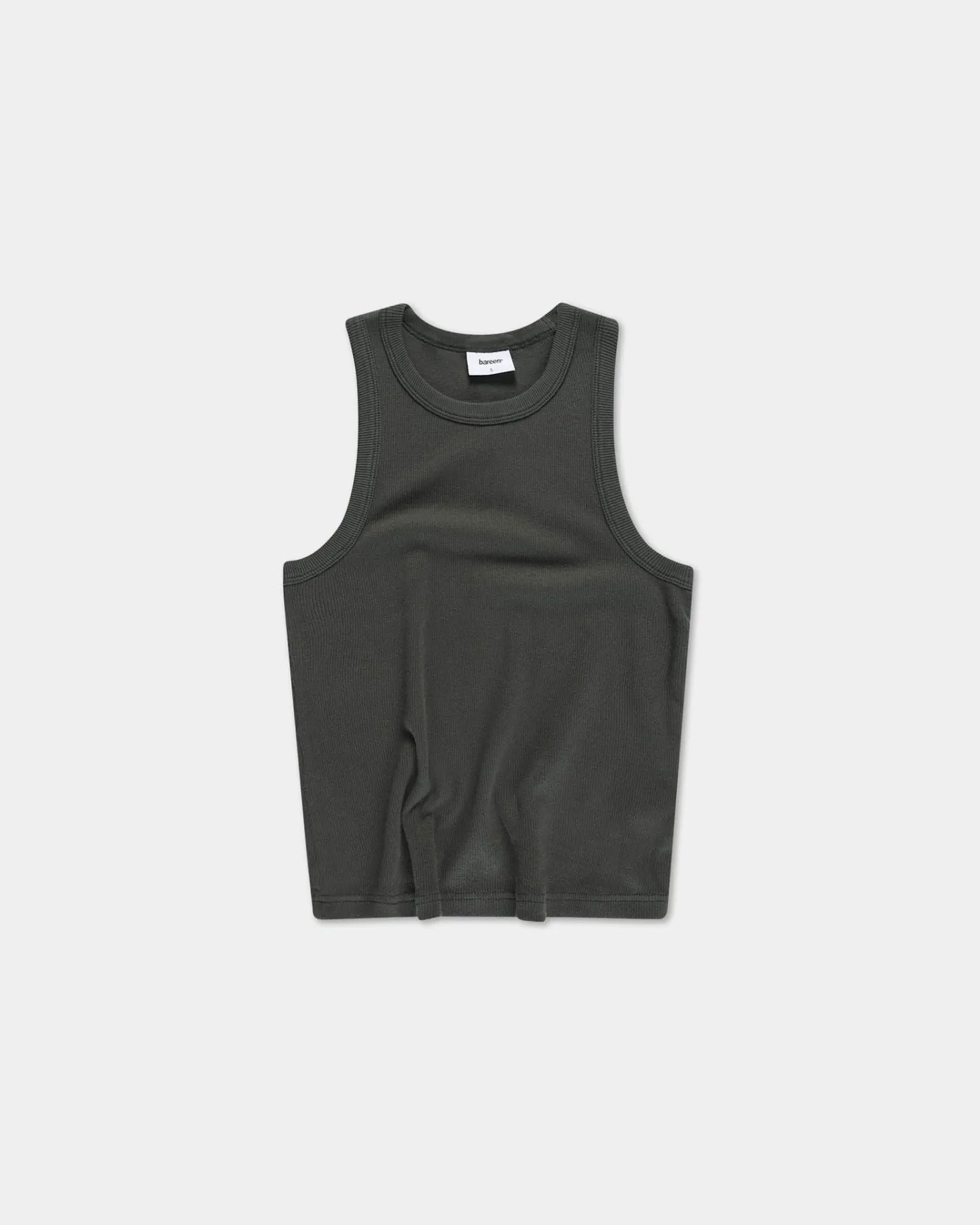Rib Tank Top, Women - Vintage Black
