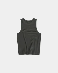 Rib Tank Top, Women - Vintage Black