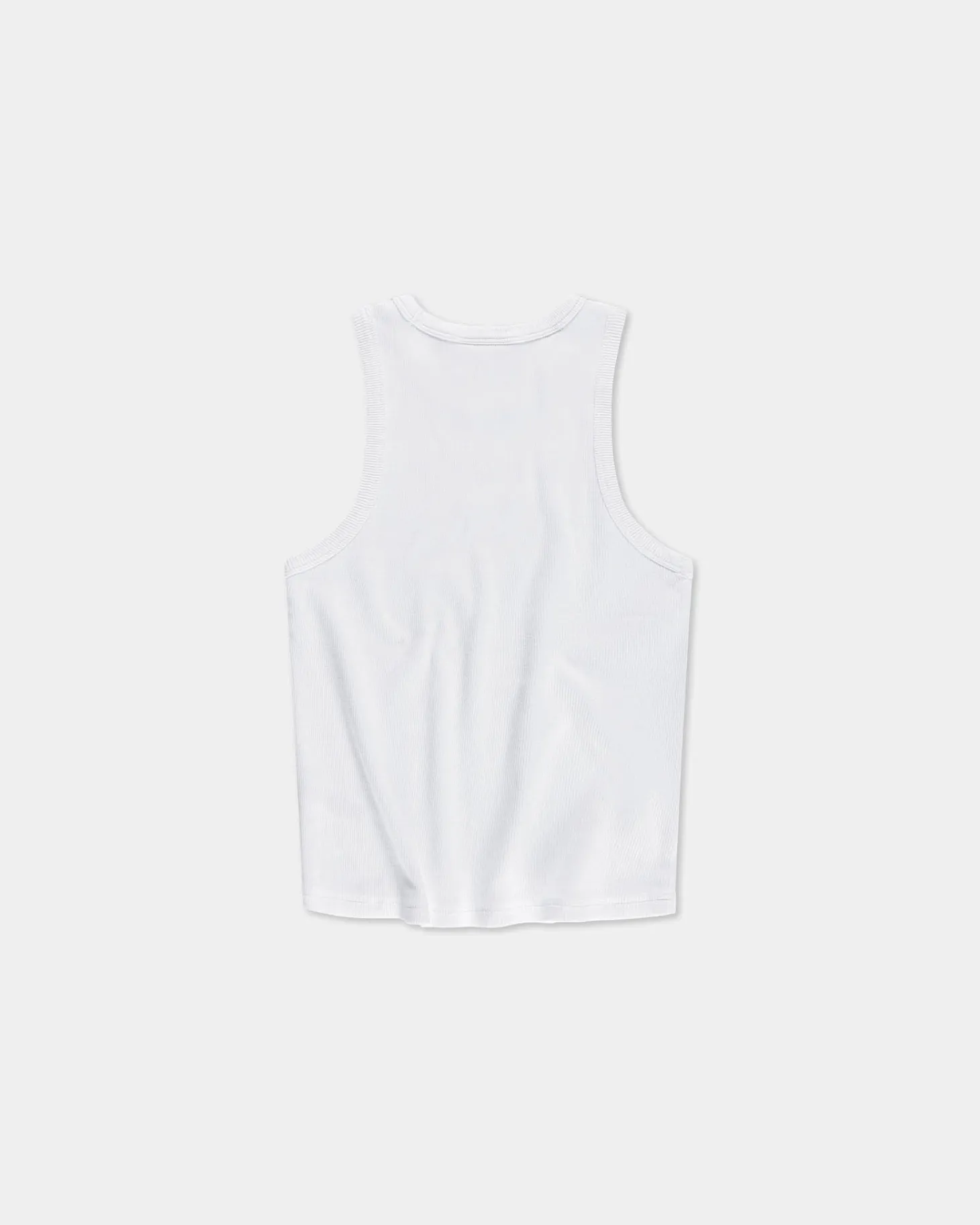 Rib Tank Top, Women - White